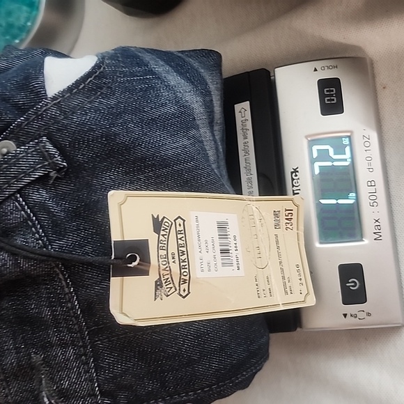 Colours Alexander Julian straight fit jeans in crash color size 42×30 NWT - Picture 12 of 12